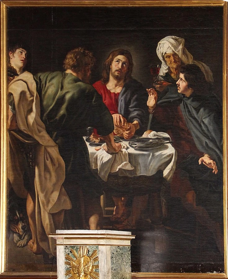 La Cena di Emmaus - Église Saint, Eustache de Paris